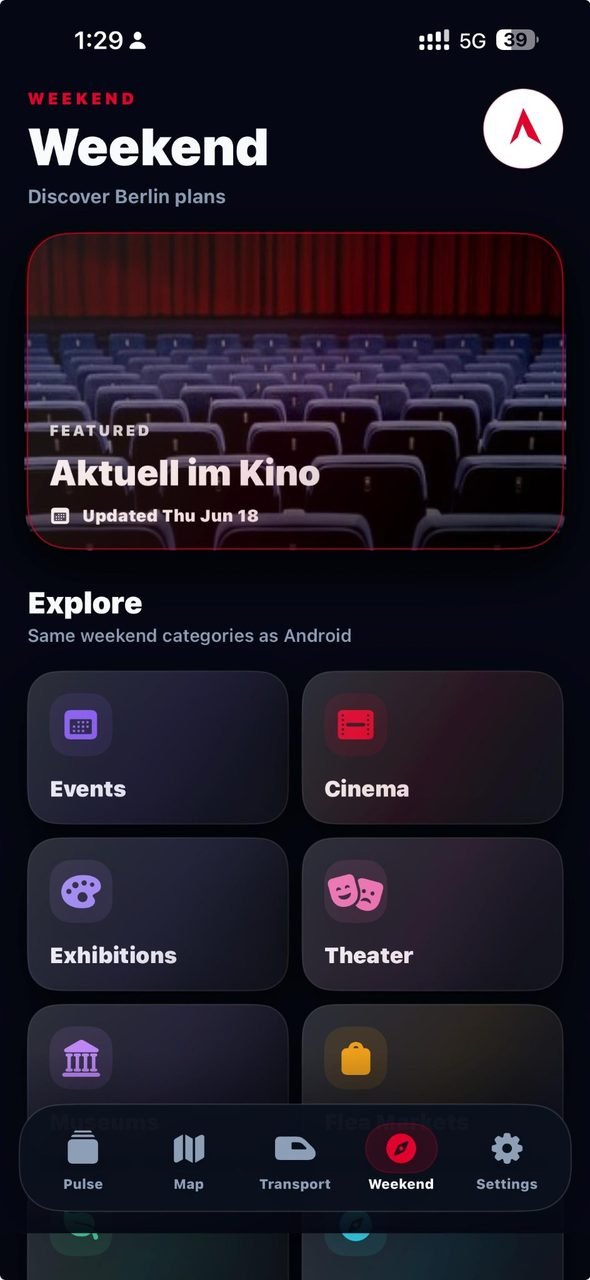 Weekend screen